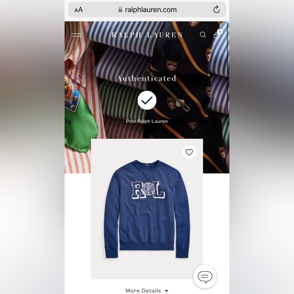 NEW Polo by Ralph Lauren Men's Athletic Division Sweater Size Large - Picture 5 of 9